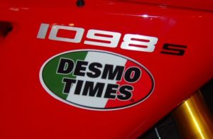 Desmo Times Decal on a 1098S